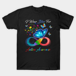 I Wear Blue For Autism Awareness T-Shirt